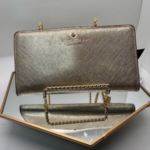 Kate Spade New York Cameron Street Stacy Wallet - Metallic Gold